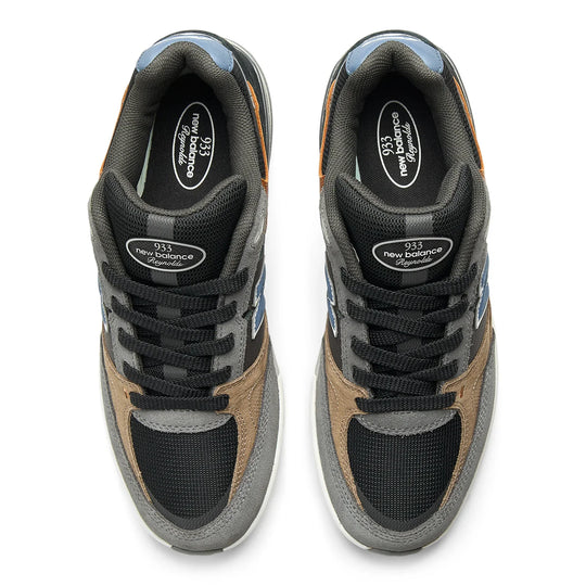 NEW BALANCE NUMERIC Reynolds 933 Grey/Blue Skateboard Shoes