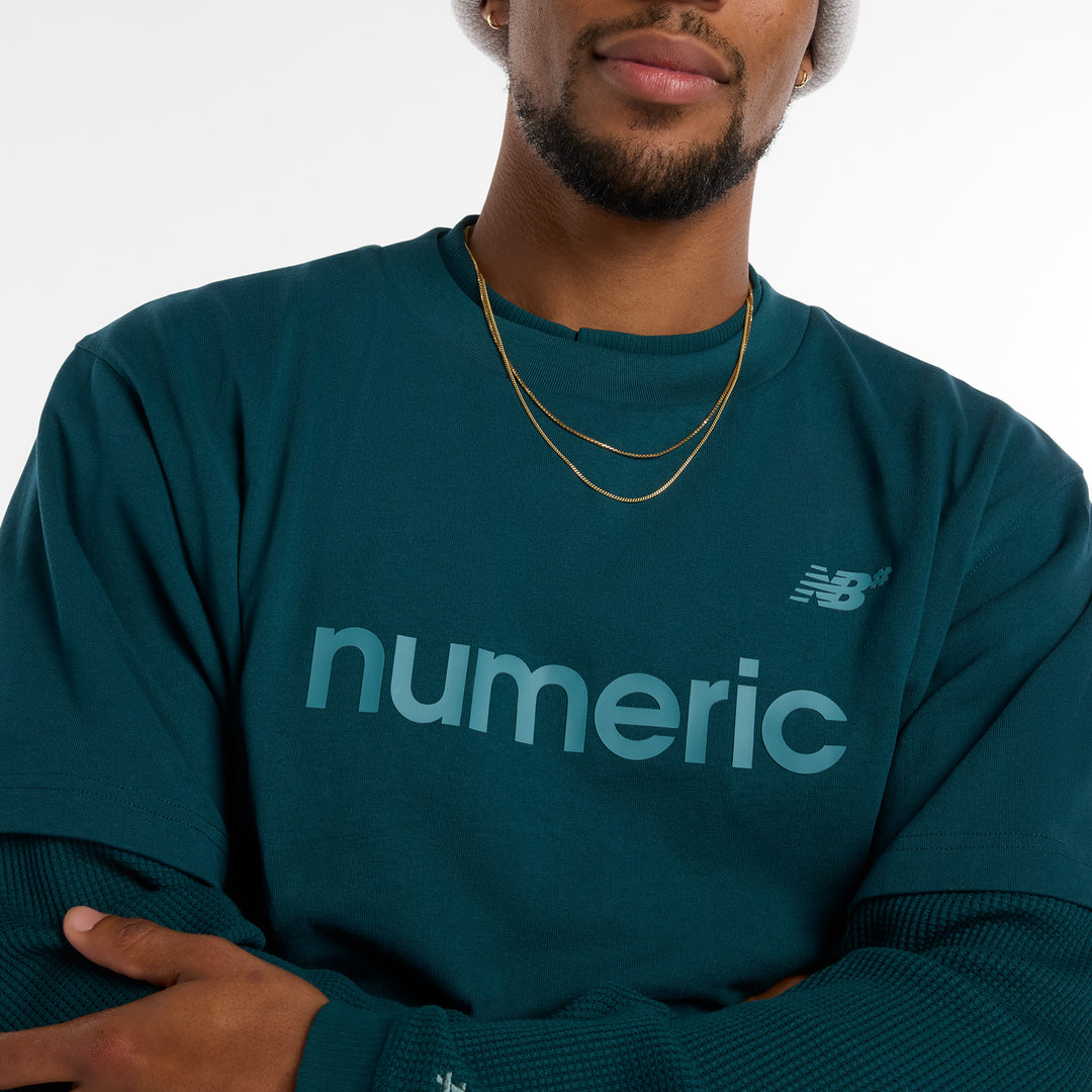 NEW BALANCE NUMERIC Cotton Tee Medusa Green