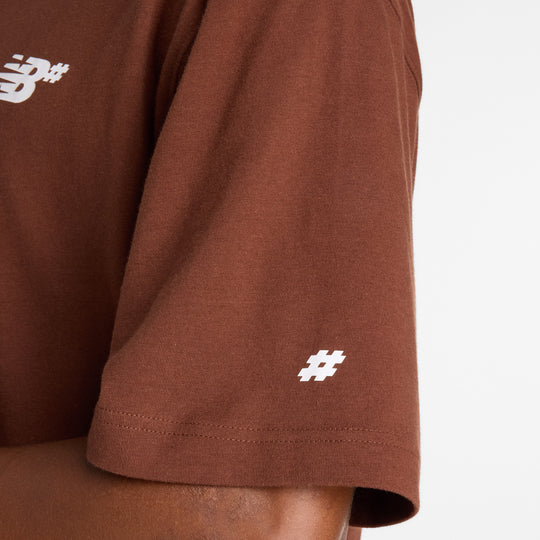 NEW BALANCE NUMERIC Small Logo Tee Pumpernickel