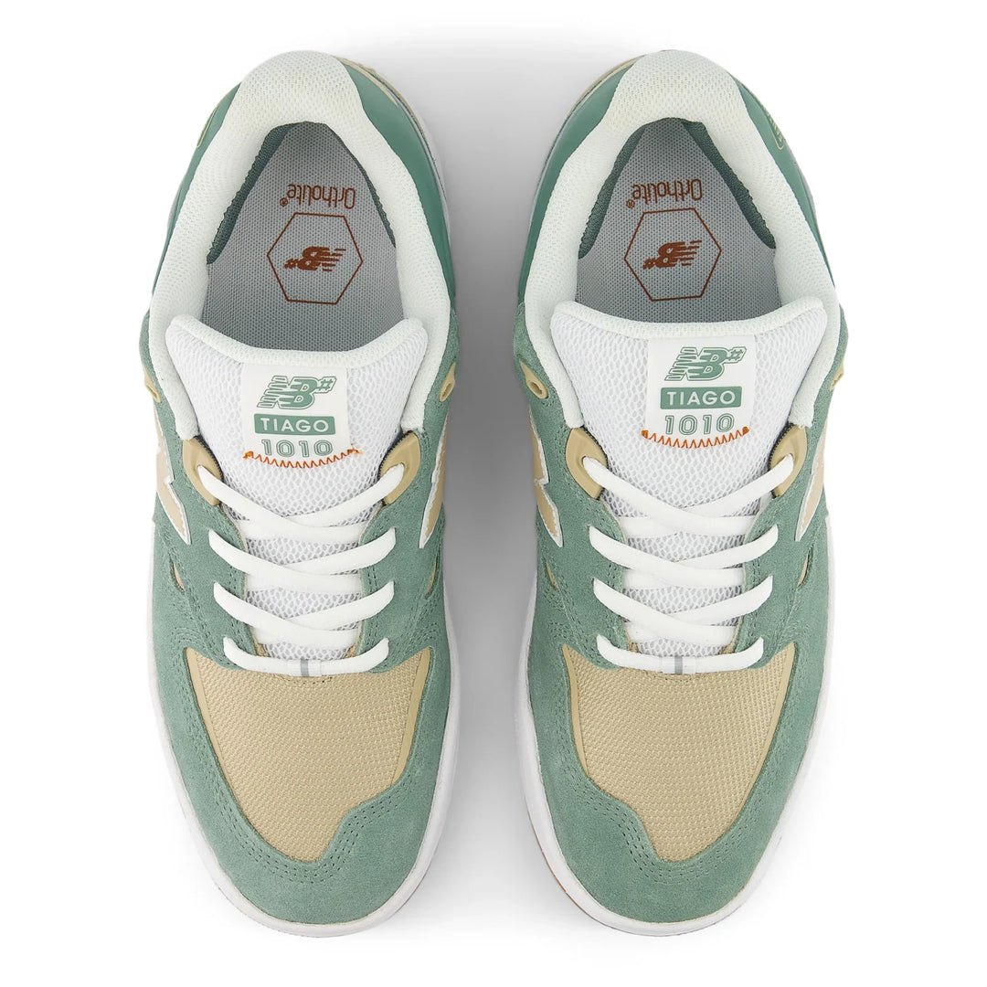 NEW BALANCE NUMERIC Tiago 1010 Green/Beige Skateboard Shoes