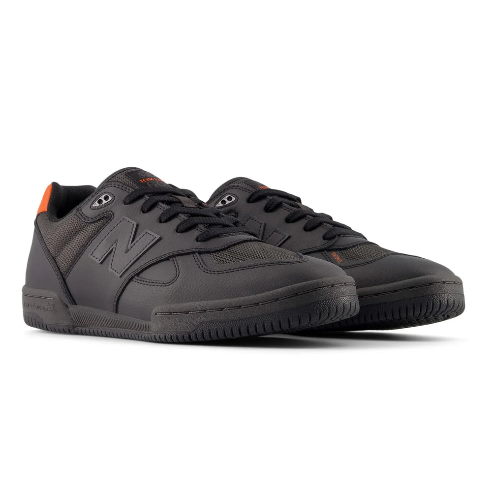 NEW BALANCE NUMERIC Knox 600 Black/Orange Skateboard Shoes