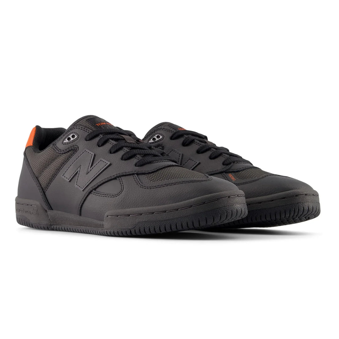 NEW BALANCE NUMERIC Knox 600 Black/Orange Skateboard Shoes