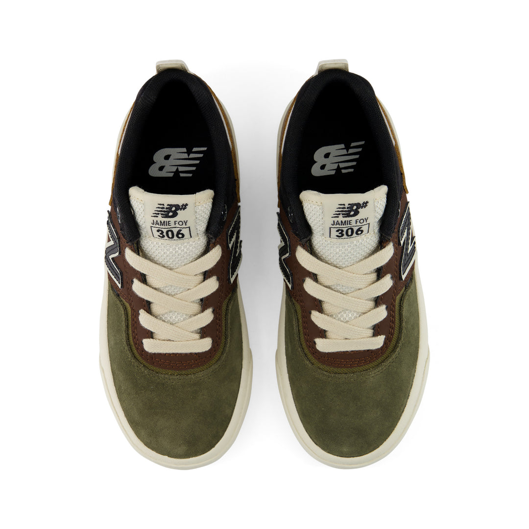 NEW BALANCE NUMERIC Youth Jamie Foy 306 Green/Black Shoes