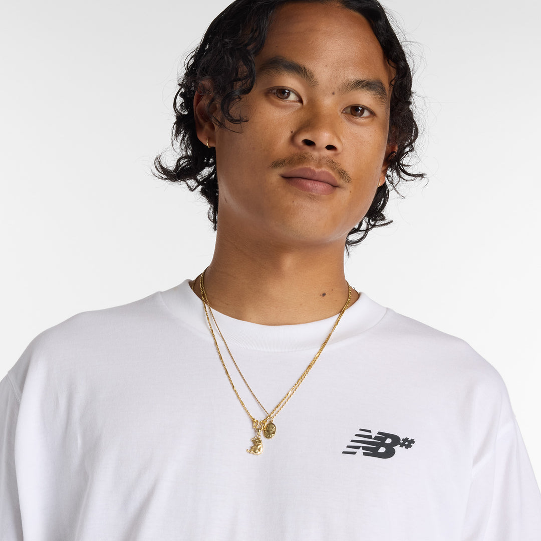 NEW BALANCE NUMERIC Small Logo Tee White
