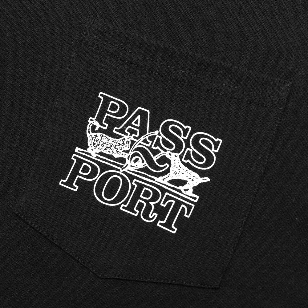 PASS~PORT Trinkets Pocket Longsleeve Black - Impact Skate