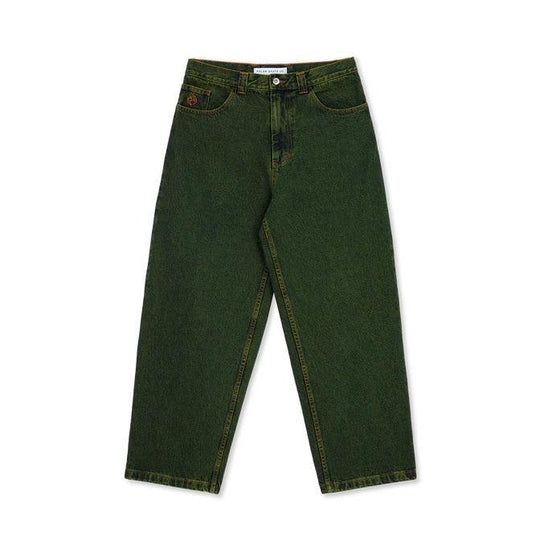 POLAR Big Boy Jeans Chartreuse/Blue - Impact Skate