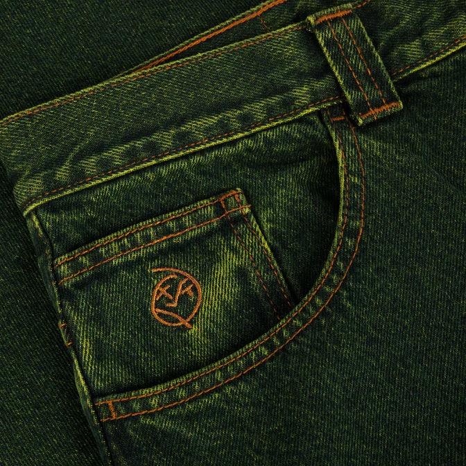 POLAR Big Boy Jeans Chartreuse/Blue - Impact Skate