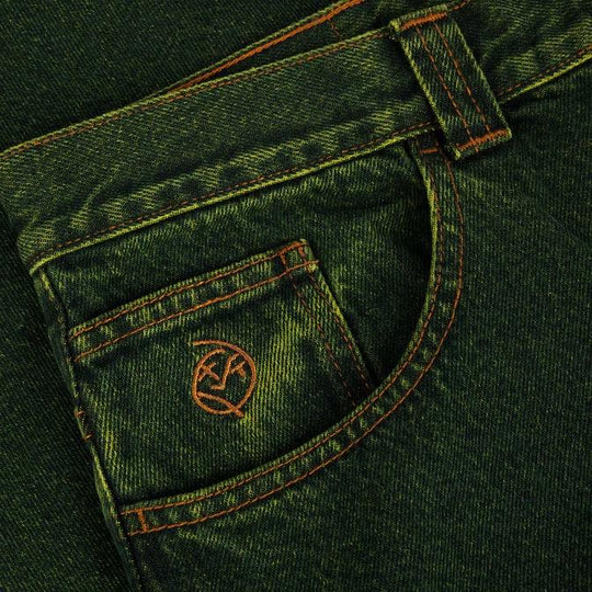 POLAR Big Boy Jeans Chartreuse/Blue - Impact Skate