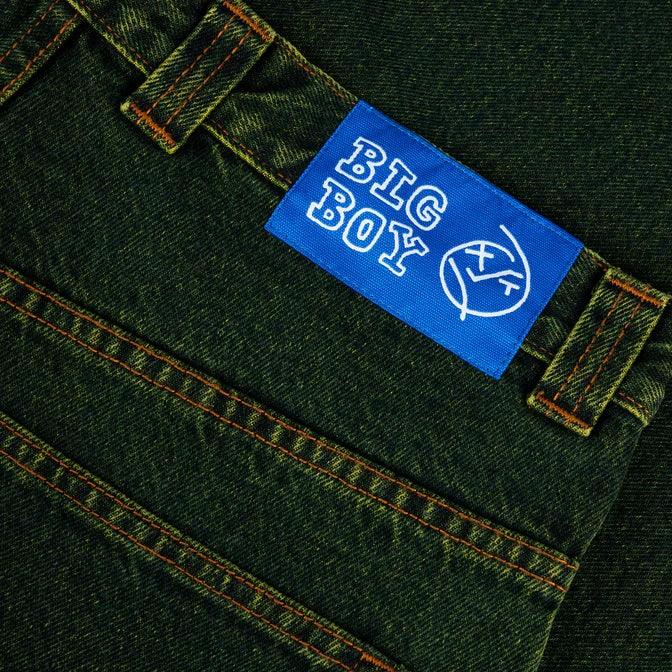 POLAR Big Boy Jeans Chartreuse/Blue - Impact Skate