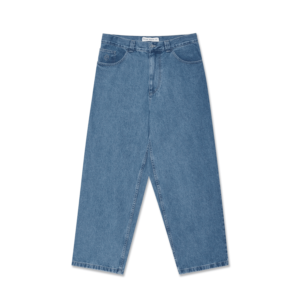 [Burmula] / ☆ MAXI DENIM PANTS / BLUE POLAR Big Boy Pants Mid Blue – Impact Skate