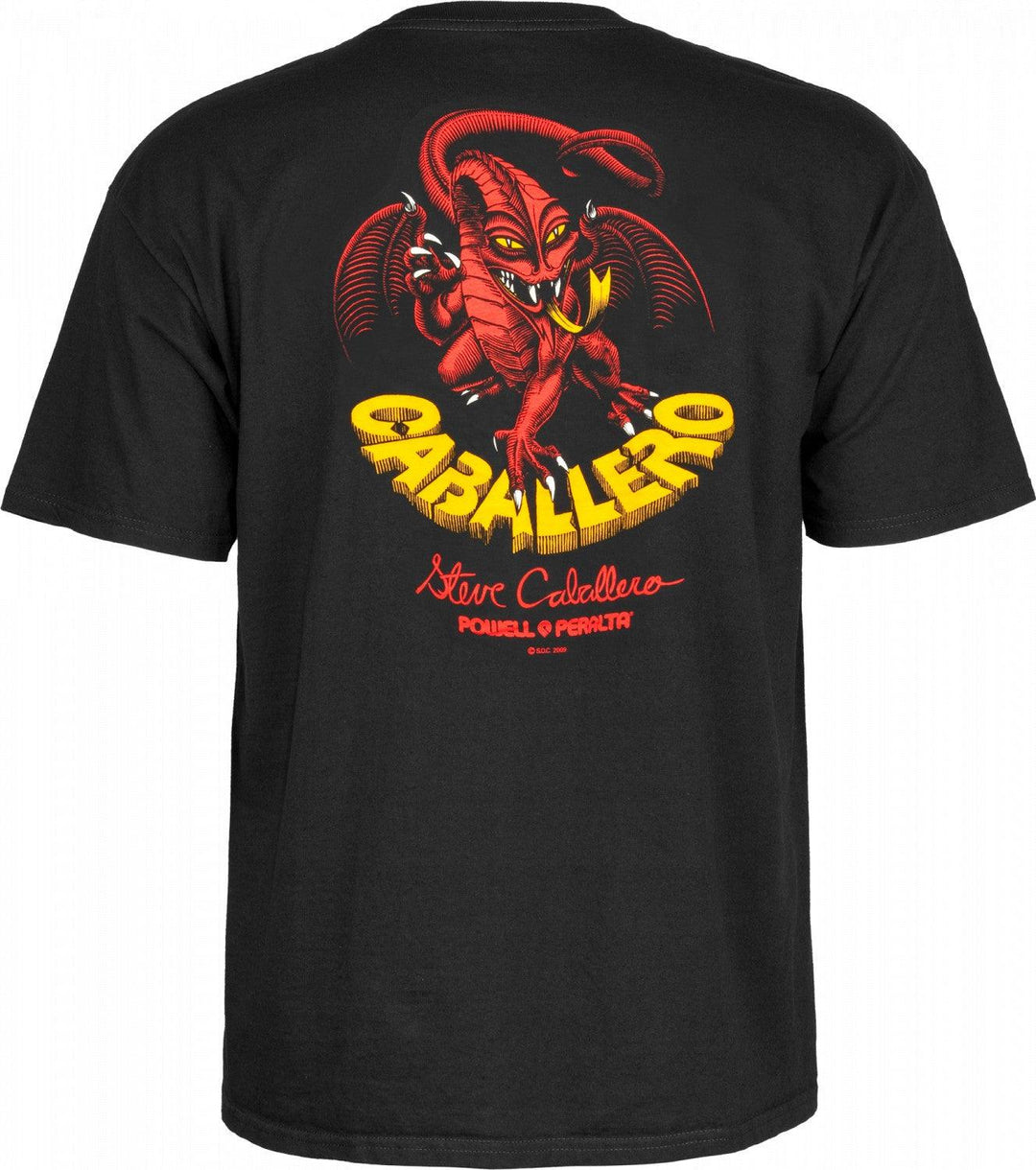 POWELL PERALTA Caballero Dragon II Tee Black - Impact Skate