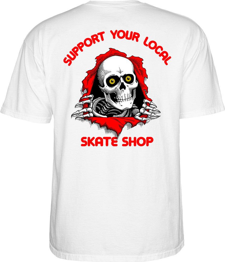 POWELL PERALTA SYLSS Ripper Tee White - Impact Skate