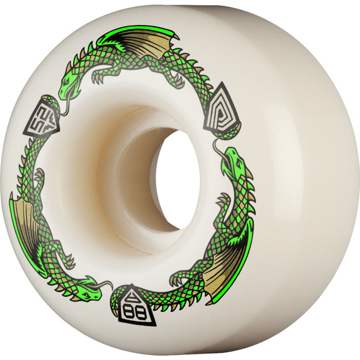 POWELL PERALTA 52mm x 31mm V1 Dragon Formula 88a Skateboard Wheels