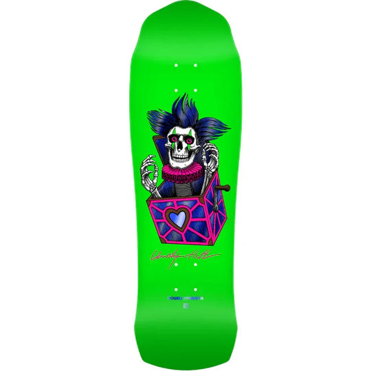 POWELL PERALTA Hiett Skull Green Deck 9.5