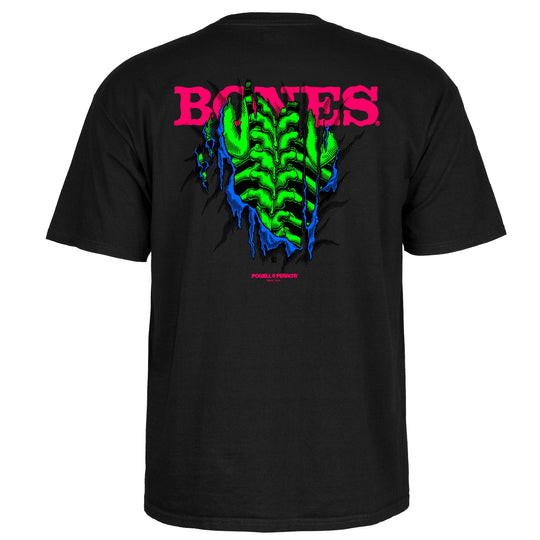 POWELL PERALTA Shred Blacklight Tee Black