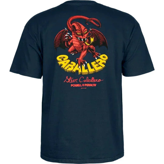 POWELL PERALTA Caballero Dragon II Tee Navy