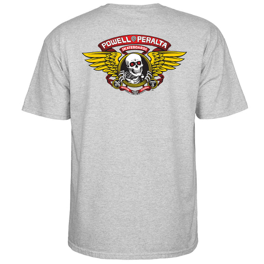 POWELL PERALTA Winged Ripper Tee Sport Gray
