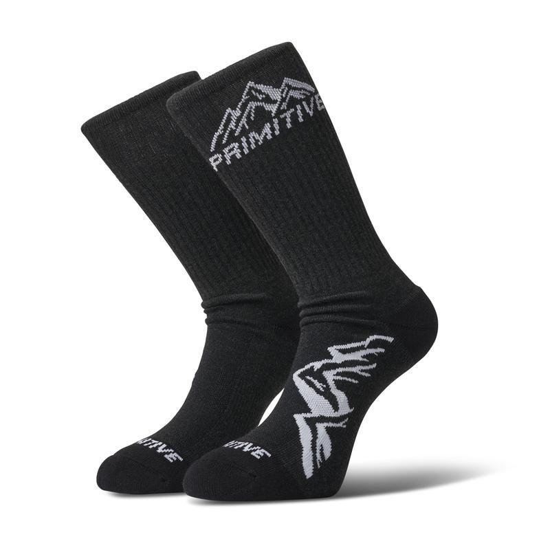 PRIMITIVE All Terrain Socks Black - Impact Skate