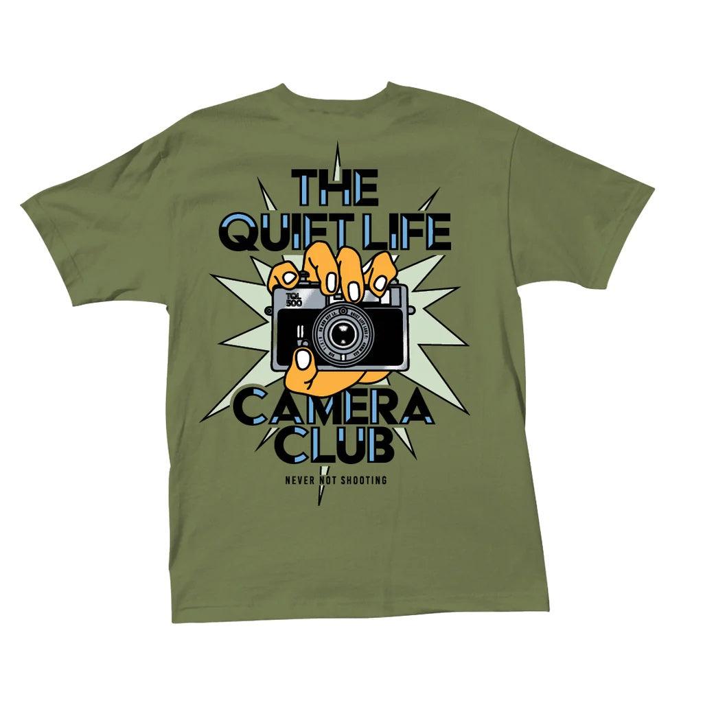 QUIET LIFE Camera Club Burst Tee Army - Impact Skate