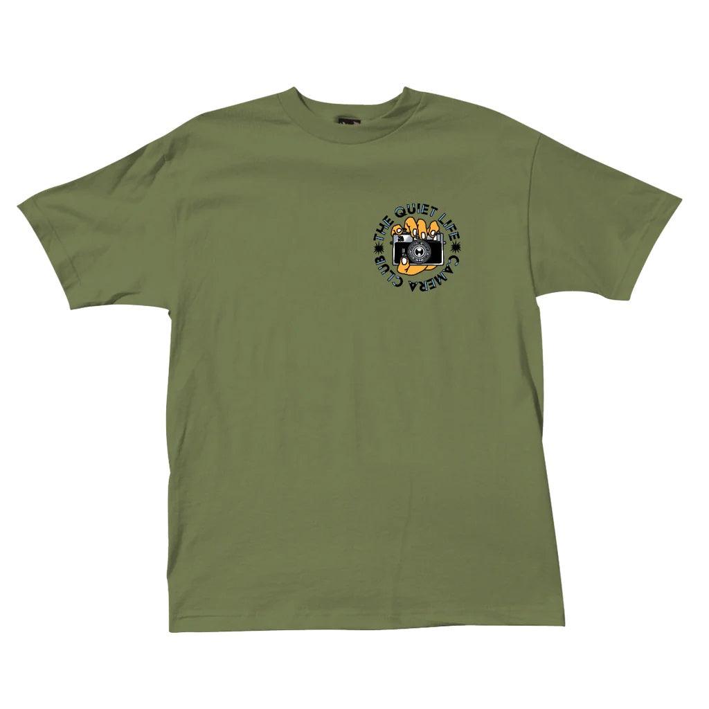 QUIET LIFE Camera Club Burst Tee Army - Impact Skate