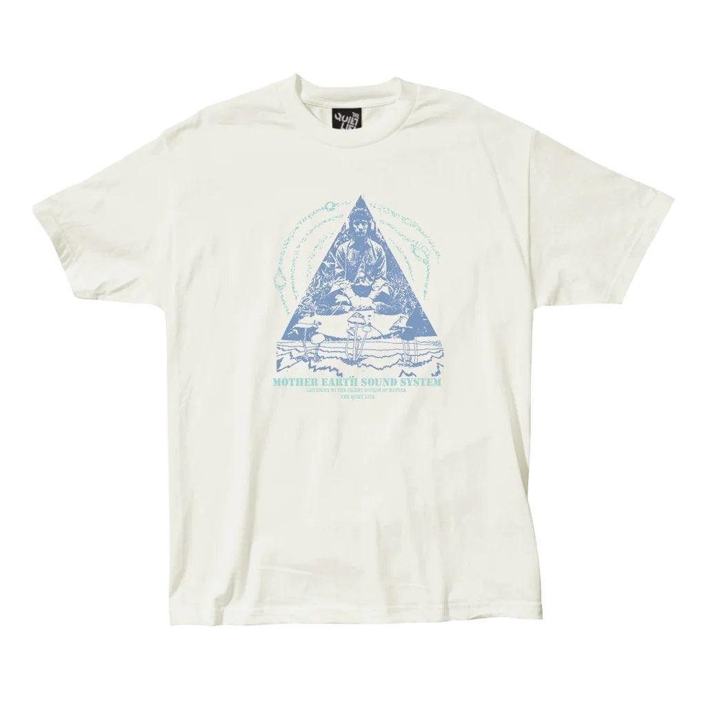 QUIET LIFE Mother Earth Pigment Dyed Tee Cream - Impact Skate