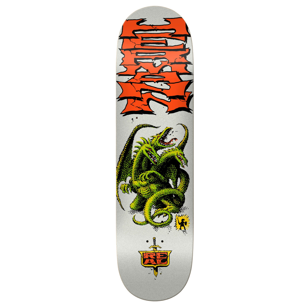 REAL Hermann Dragon Slayer Skateboard Deck 8.5