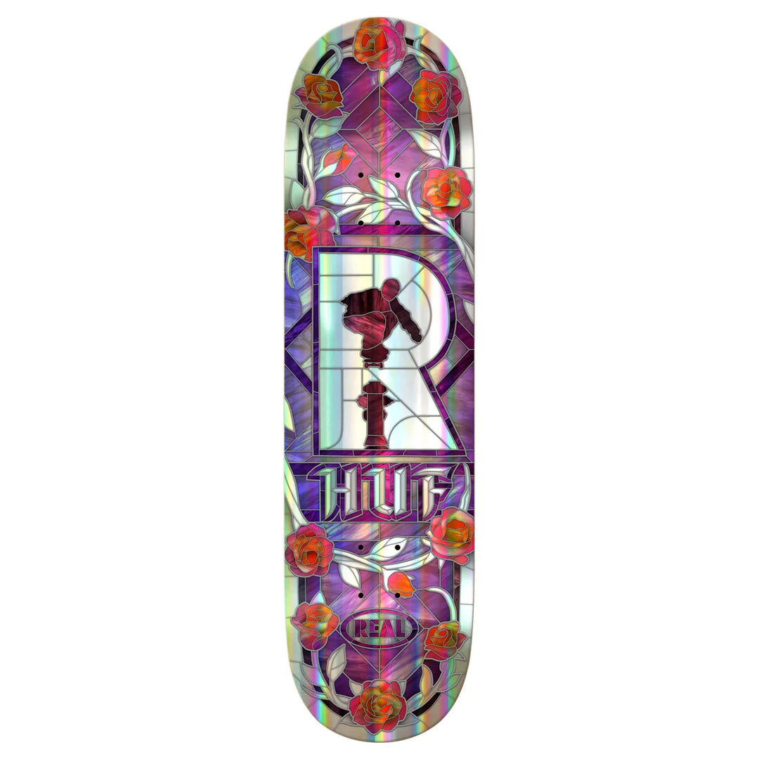 REAL Huf Holographic Rainbow Cathedral Deck 8.25