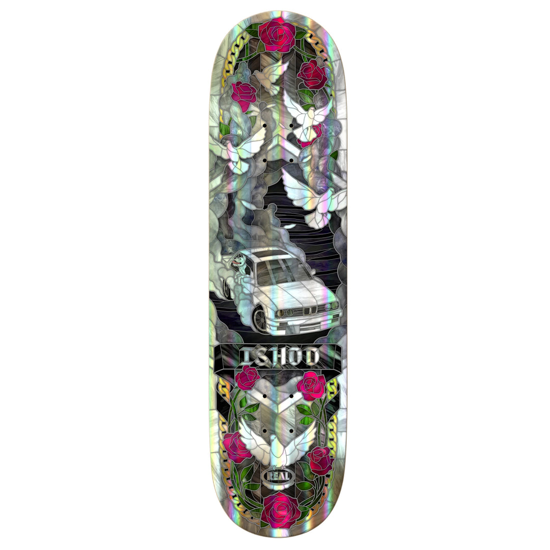 REAL Ishod Holographic Cathedral II Twin Tail Skateboard Deck 8.3