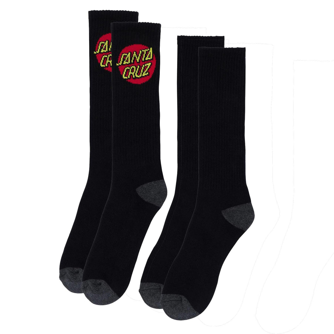 SANTA CRUZ Cruz Crew Socks (2 Pack) - Impact Skate