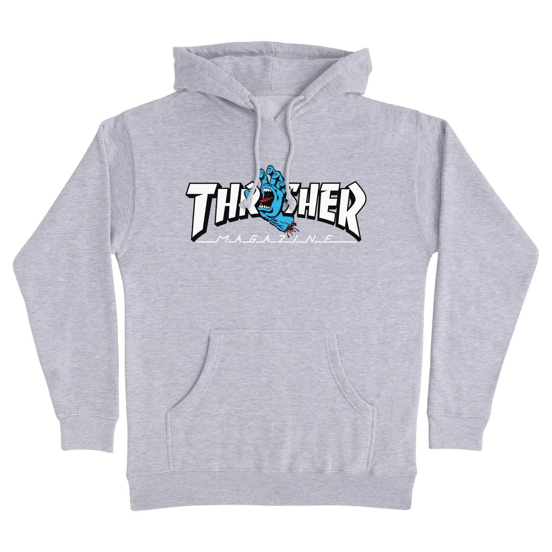 SANTA CRUZ x THRASHER Screaming Logo Pullover Hoodie - Impact Skate