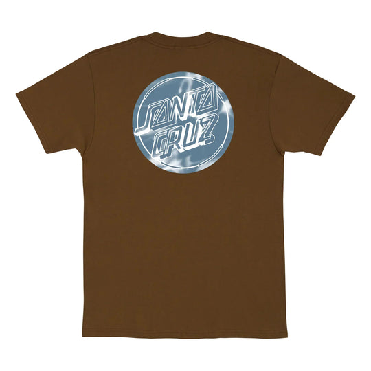 SANTA CRUZ Acid Cloud Dot Tee Brown
