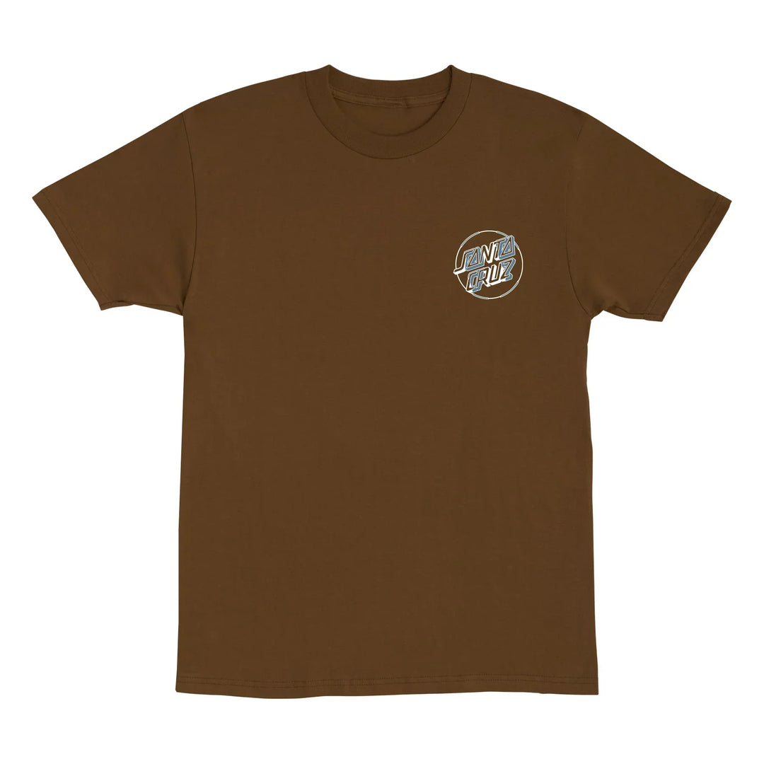 SANTA CRUZ Acid Cloud Dot Tee Brown