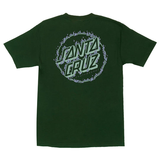 SANTA CRUZ Burnt Opus Oversized Tee Forest