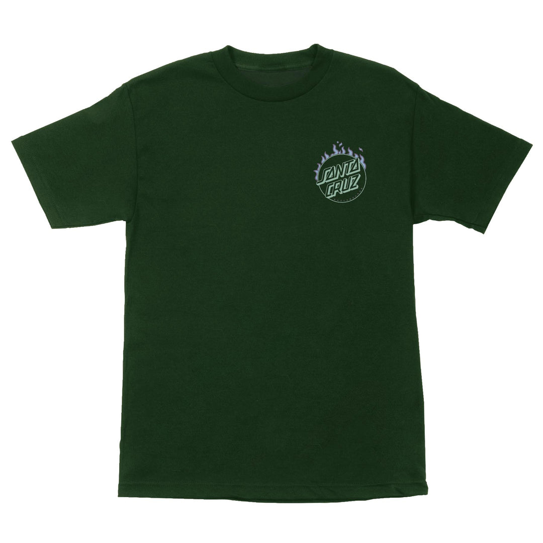 SANTA CRUZ Burnt Opus Oversized Tee Forest