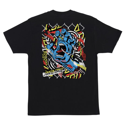 SANTA CRUZ Damaged Hand Tee Black