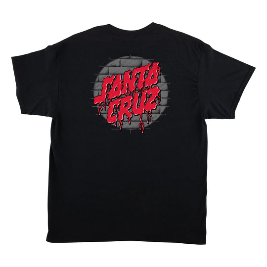 SANTA CRUZ Delfino Spotlight Dot Tee Black