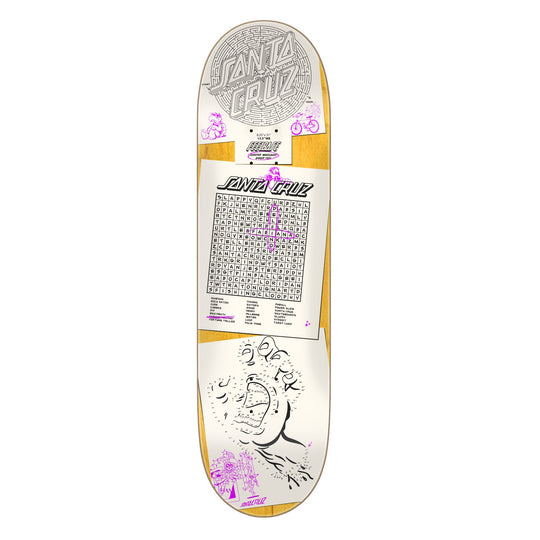 SANTA CRUZ Delfino Scribble Feelbase Deck 8.25
