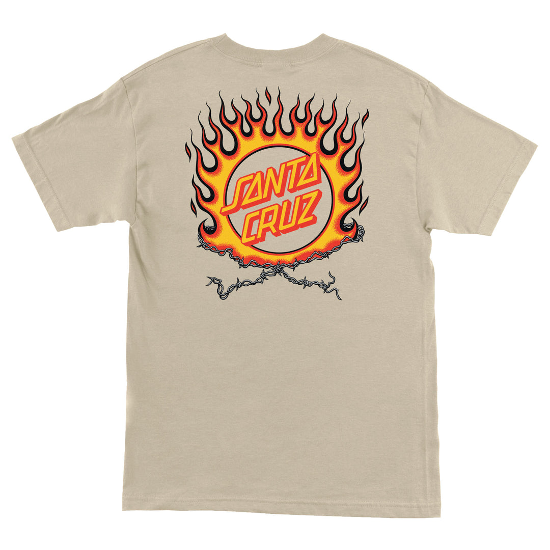 SANTA CRUZ Forging Dot Tee Sand