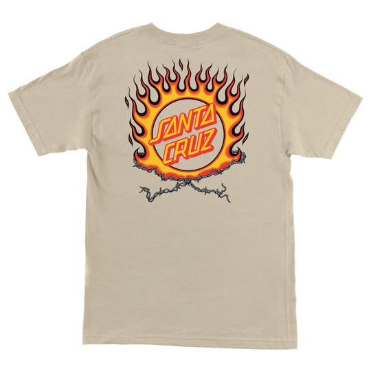 SANTA CRUZ Forging Dot Tee Sand