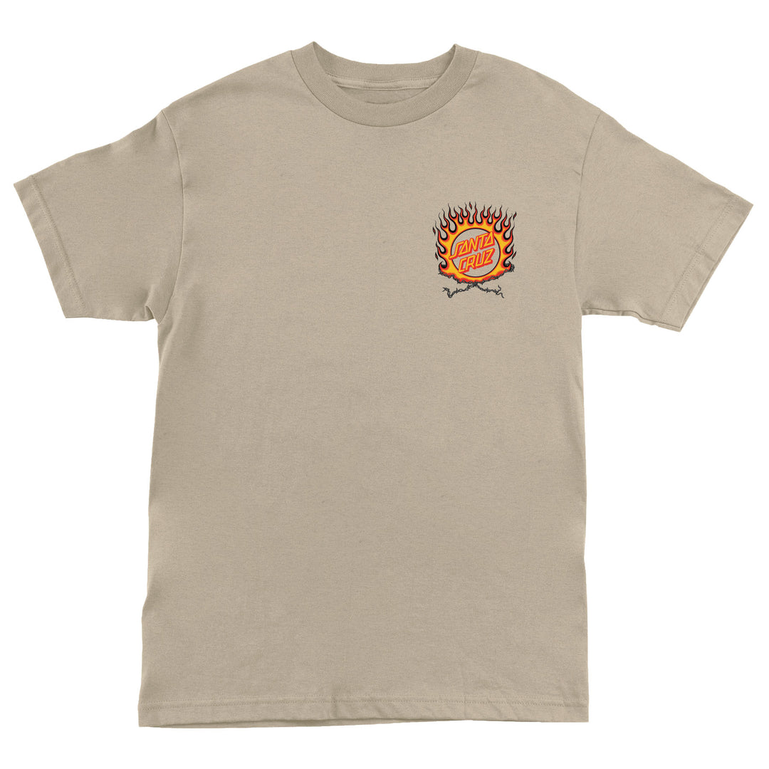 SANTA CRUZ Forging Dot Tee Sand
