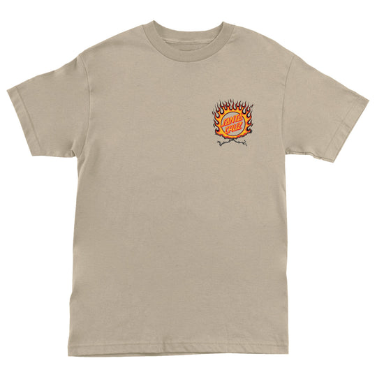 SANTA CRUZ Forging Dot Tee Sand