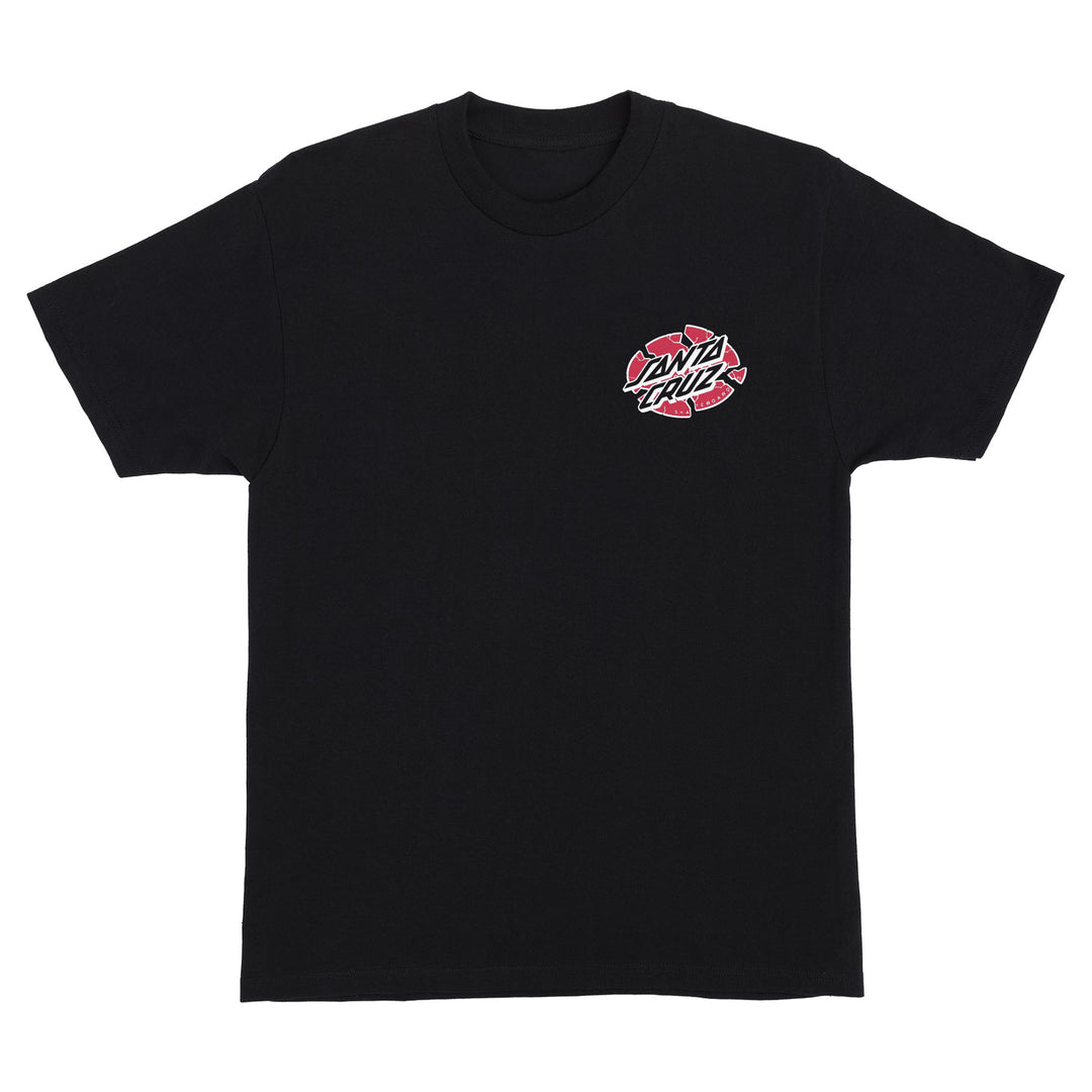 SANTA CRUZ Grabke Exploding Dot Tee Black