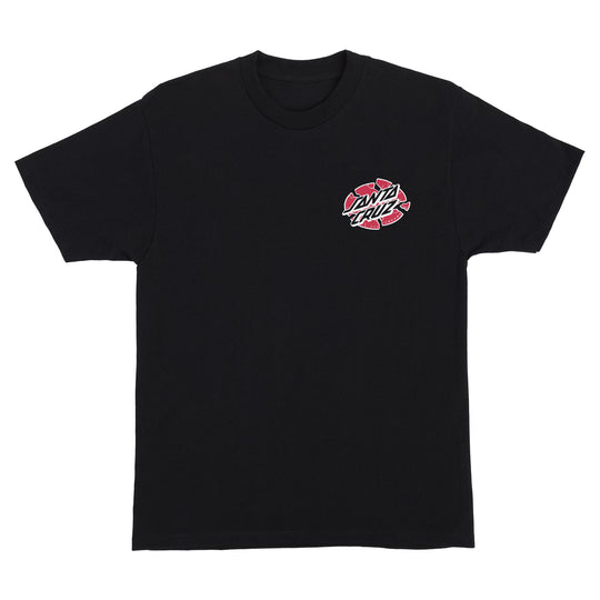 SANTA CRUZ Grabke Exploding Dot Tee Black
