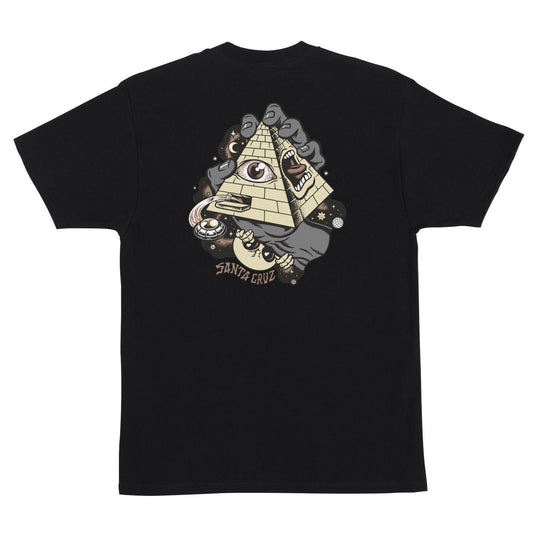 SANTA CRUZ Knibbs Invasion Hand Tee Black