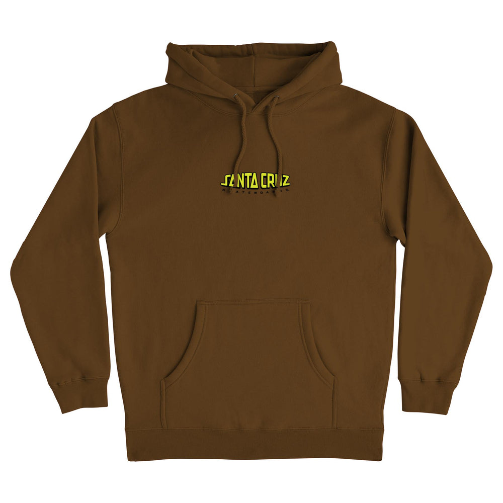 SANTA CRUZ Malba Crash Dot Hoodie Brown