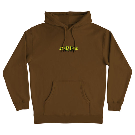 SANTA CRUZ Malba Crash Dot Hoodie Brown