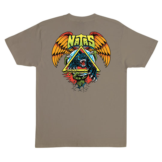 SANTA CRUZ Natas SC Panther Tee Prairie Dust