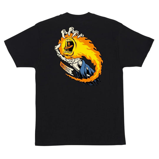 SANTA CRUZ O'Brien Screaming Reaper Tee Black