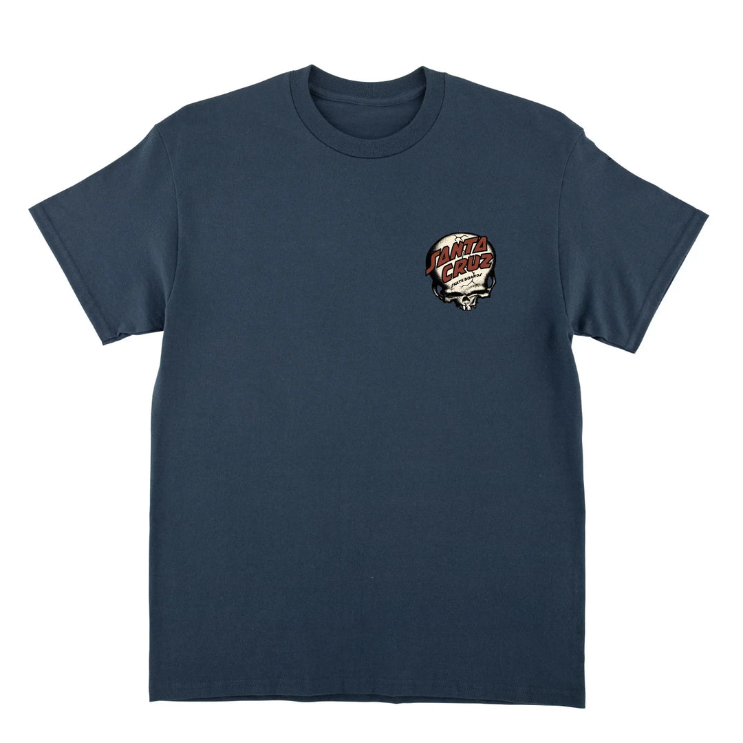 SANTA CRUZ O'Brien Screaming Reaper Tee Blue Dusk