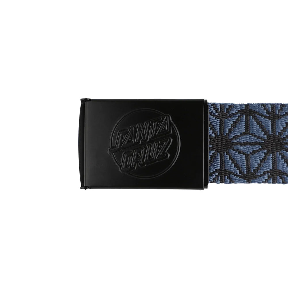 SANTA Opus Dot Web Belt Blue Luck
